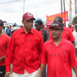 Rohee booed by public servants as he lashes out against government at Labour Day rally