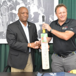 CPL donates bats, balls to promote cricket in Guyana