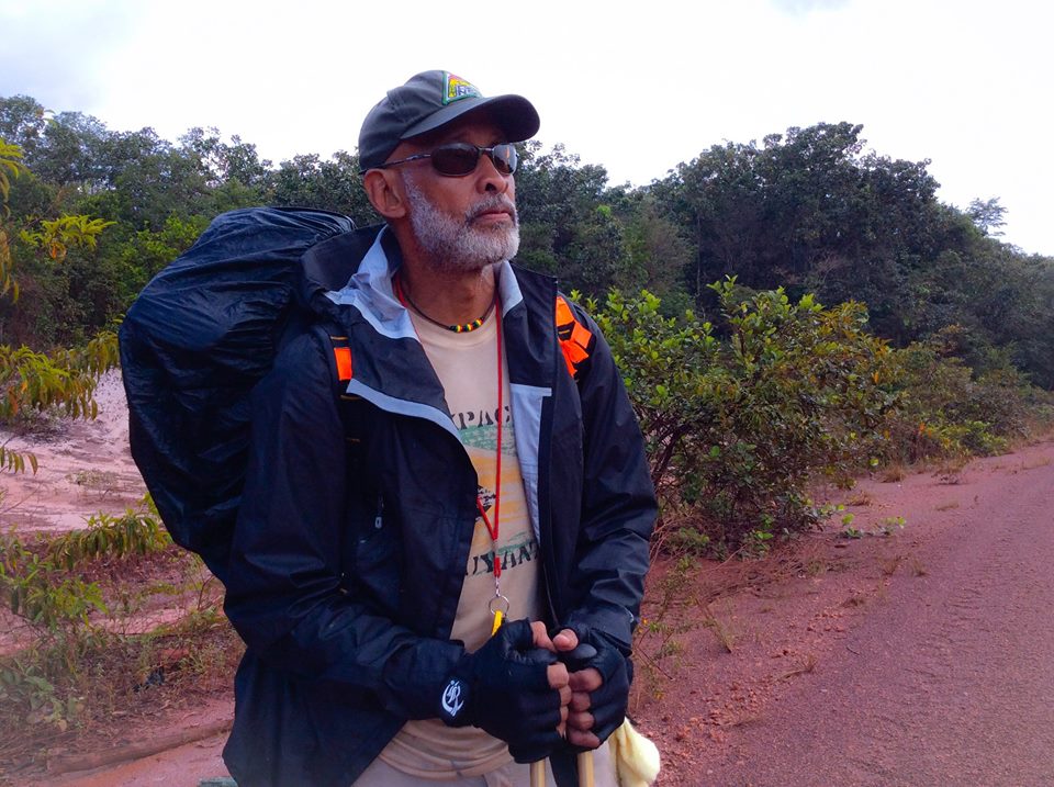 Couchman on a walk across Guyana to raise consciousness about social