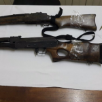 Two more high powered weapons found by Police; Two persons arrested
