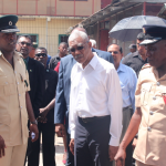 Govt. to examine appropriateness of prison in the centre of the city  – President says during tour of burnt out Camp St. jail