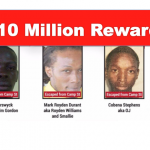$10 Million reward offered for information leading to arrest of remaining prison escapees