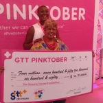 GTT hands over $4.7 Million “Pinktober” contribution to Cancer Foundation