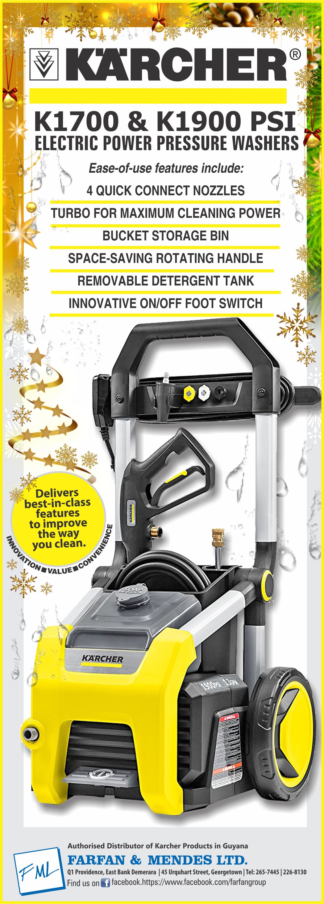FML-Karcher K1700 & K1900 Electric Pressure Washers web banner