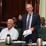 Business Minister unveils government’s plans to improve doing business in Guyana, but receives criticism over his Ministry’s performance