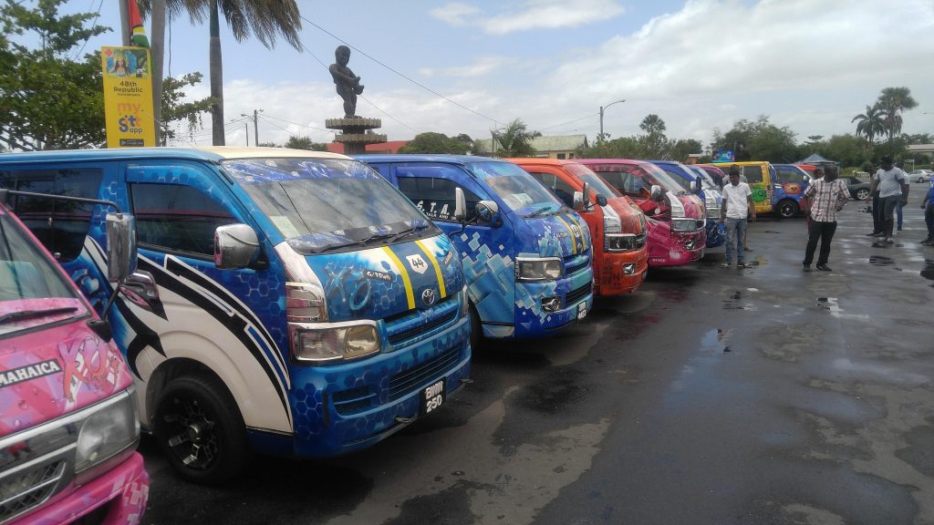 Mini-bus operators protest Police crackdown on colourful wraps - News ...