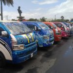 Mini-bus operators protest Police crackdown on colourful wraps