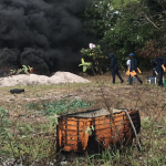 CANU and Police destroy over $500 Million worth of cocaine and marijuana