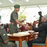New GDF Officers receive Instruments of Commission