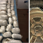 62 pounds of Marijuana found stashed in Mahdia bus spare wheels; Three in custody
