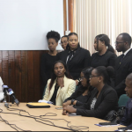 Guyanese law students at Hugh Wooding meet AG on issues at the regional law school