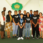 Award-winning Stem Guyana Team celebrated at State House
