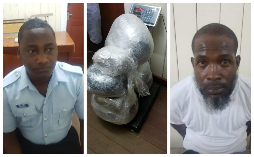 Police Corporal and alleged charged in large marijuana bust