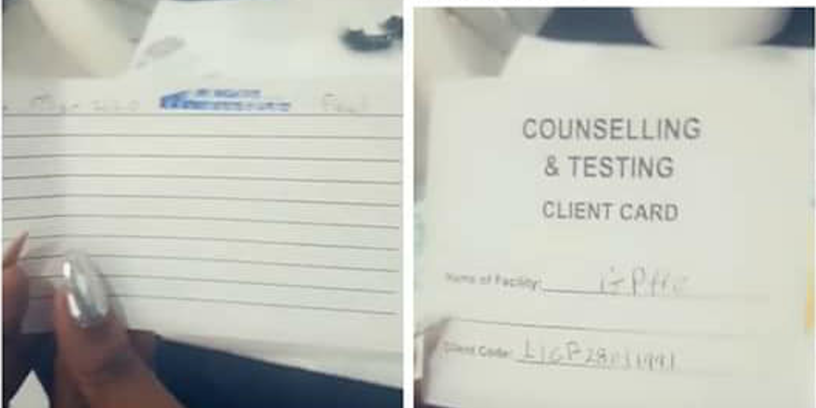 Lola's Hospital HIV test card found to be fake; Counselor