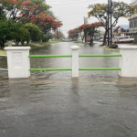 Some city areas flooded as heavy rains pound Coastland