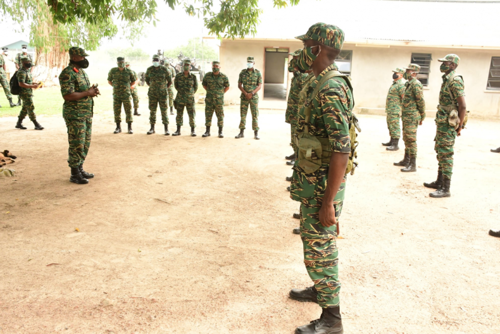 GDF troops being deployed to enforce COVID-19 measures across the ...