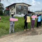 Families of suspects in Henry boys murder protest outside Blairmont Court