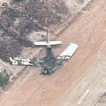 Suspected drug plane found burnt on Bissaruni trail near Kwakwani