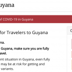 US-CDC warns Americans against travel to Guyana; Encourages full vaccination if travel is necessary