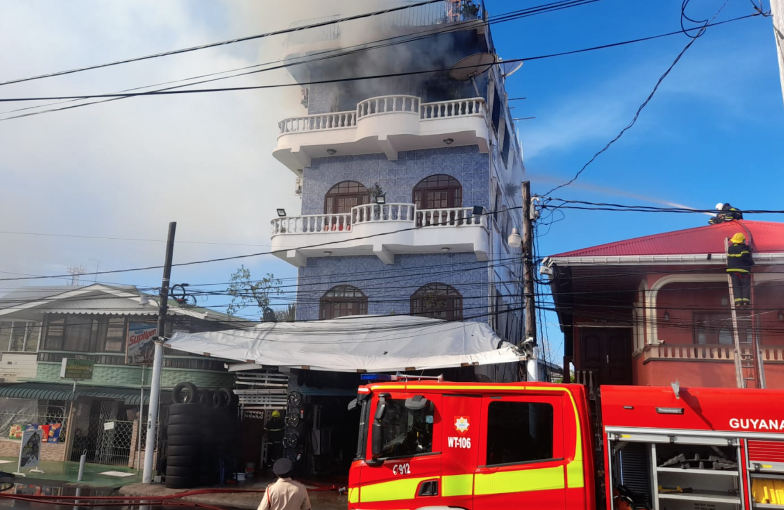 Quick Response By Fire Service Contains Fire To One Floor Of Four-story ...