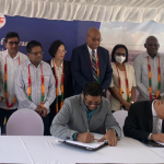 Chinese companies sign US$260M contract to build new Demerara Bridge in two years