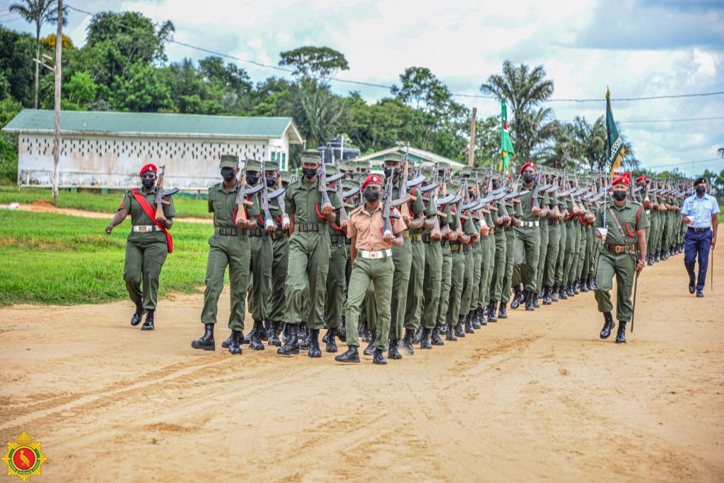 GDF Welcomes 211 New Recruits Into Service - News Source Guyana