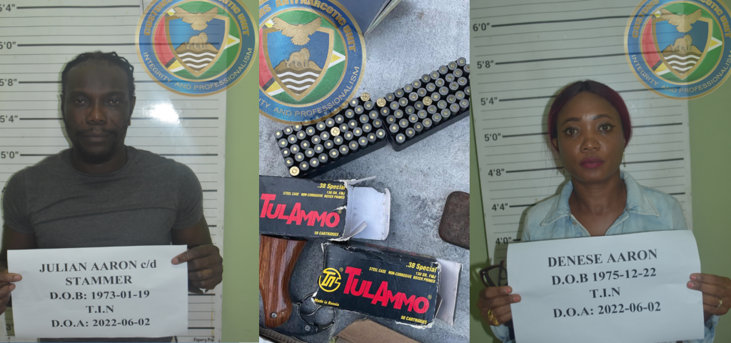 Husband and wife arrested after ammo and marijuana find in East Ruimveldt – News Source Guyana