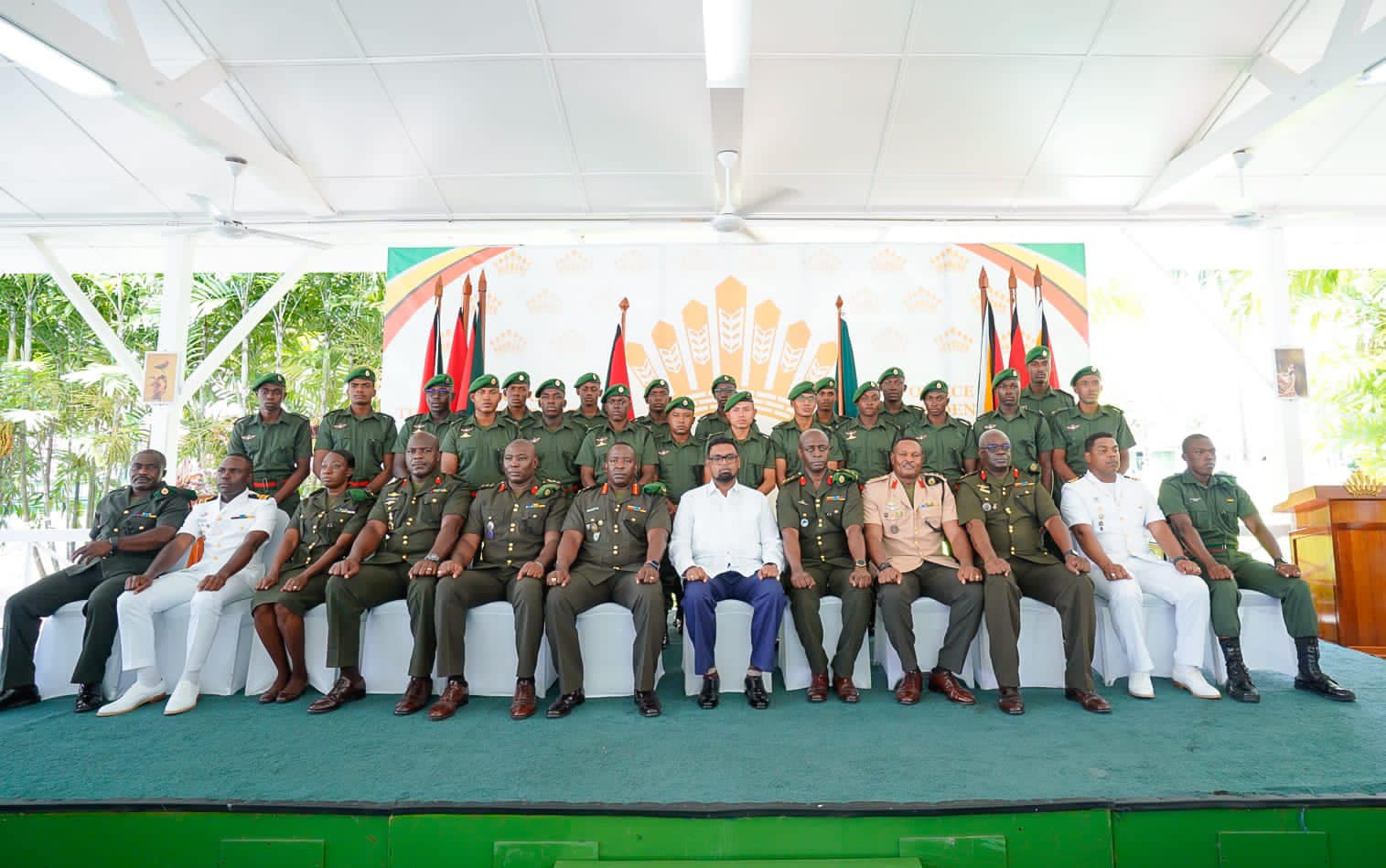 “Our Republic will not provoke confrontation” -President tells new military officers – News Source Guyana