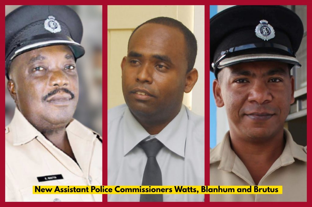 Watts, Blanhum and Brutus among new Assistant Police Commissioners – News Source Guyana