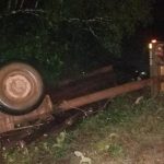 Three porters die as lumber truck topples off Soesdyke-Linden highway