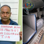 West Berbice driver held with 120 lbs of marijuana packed in mini-bus