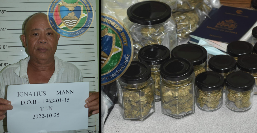 Prashad Nagar man held with jars of marijuana – News Source Guyana