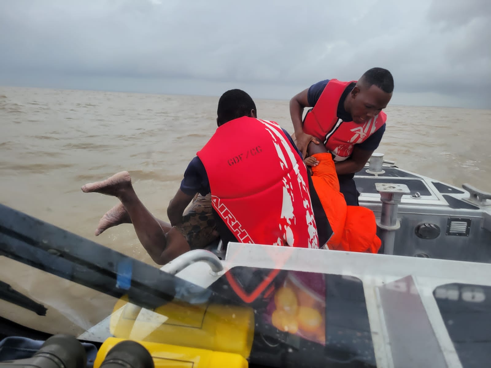 Coast Guard rescues men stranded at sea after vessel sinks – News Source Guyana