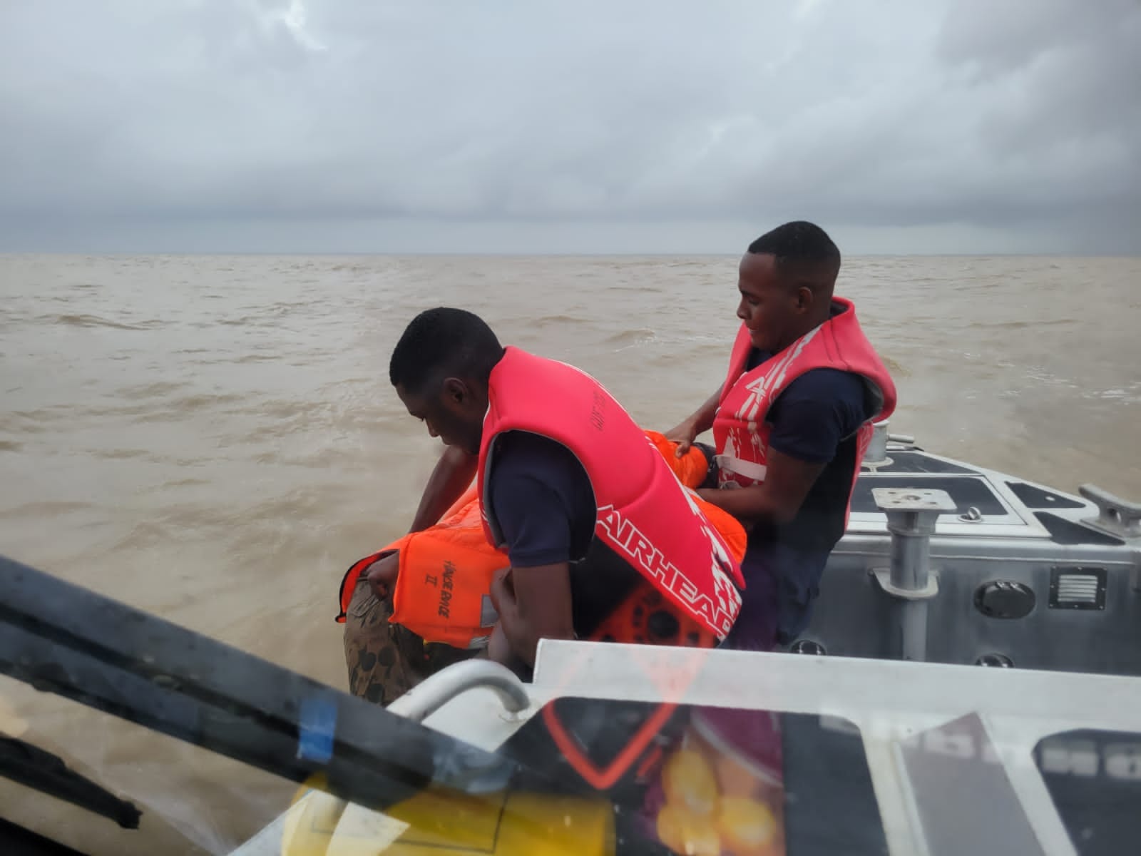 Coast Guard rescues men stranded at sea after vessel sinks - News ...