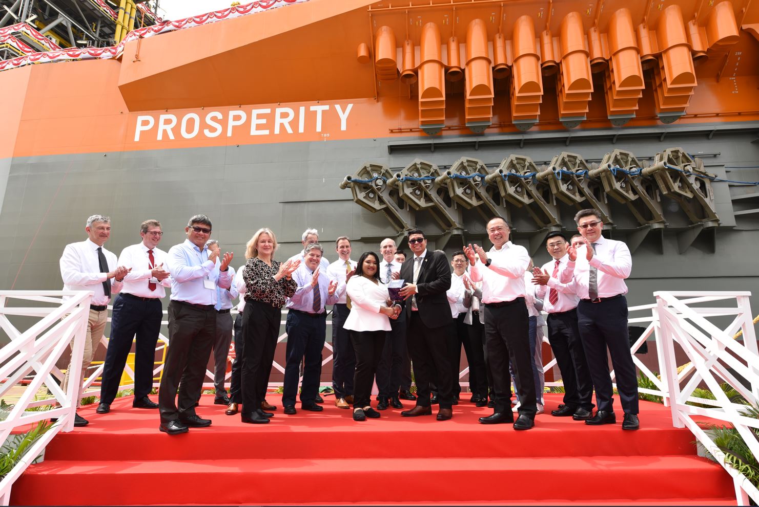 First Lady dedicates Guyana’s newest FPSO in Singapore – News Source Guyana