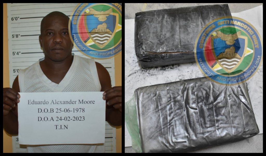 Marijuana trafficking convict busted with cocaine – News Source Guyana