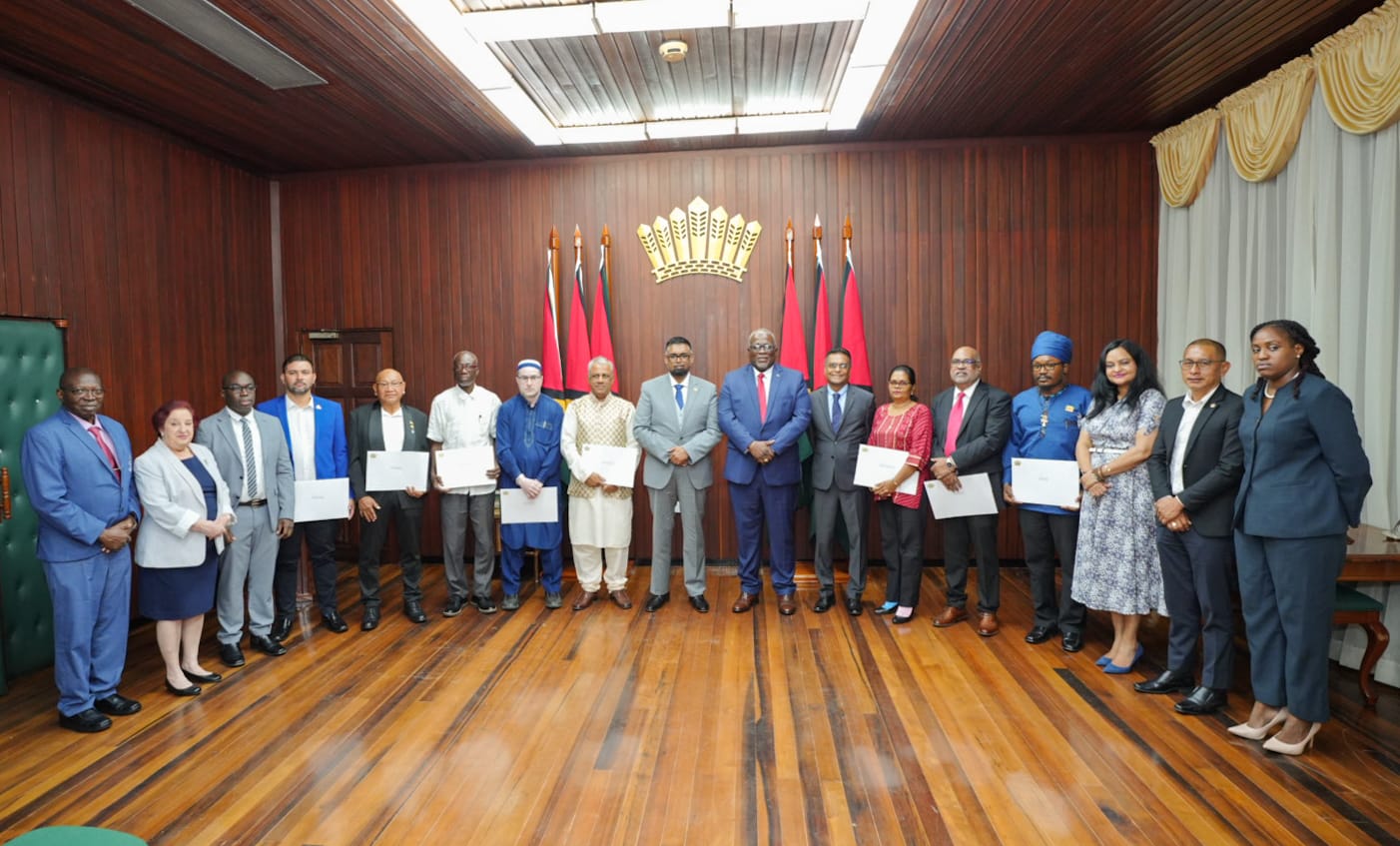 Eight new ERC Members take oath of office – News Source Guyana