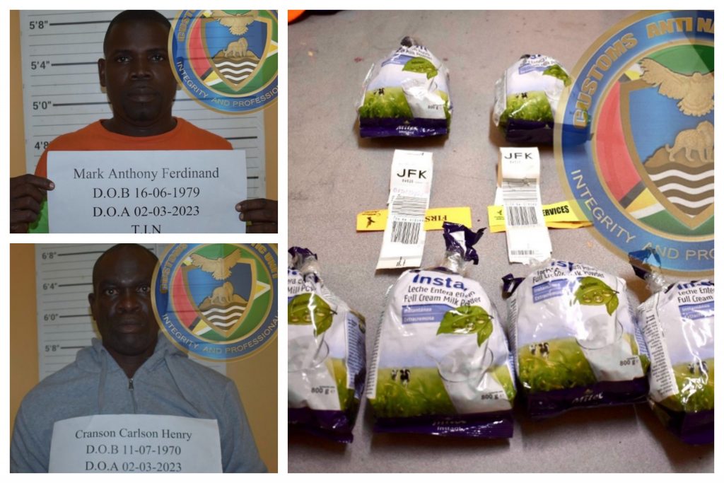 Calypsonian among two arrested in cocaine in milk packet bust – News Source Guyana