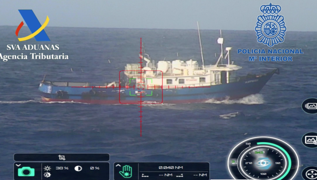 Guyana registered fishing vessel busted by Spanish authorities with ...