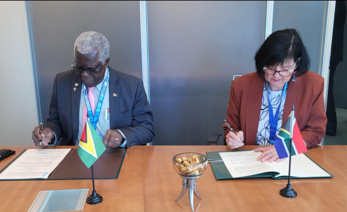 Guyana and South Africa ink Air Services Agreement