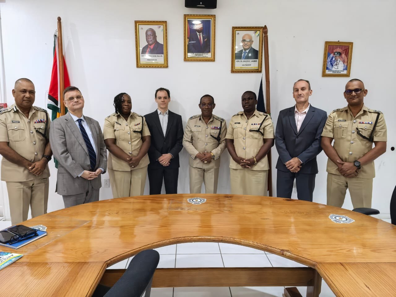Guyana Police seeking to advance bilateral security cooperation with French Police Authority
