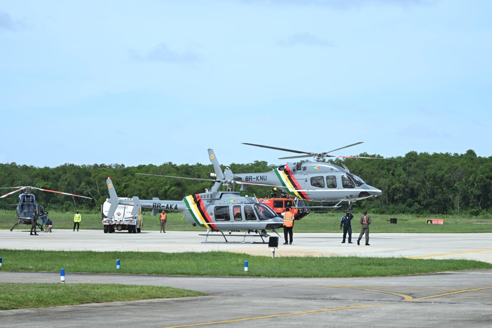 Government commissions two new helicopters for Guyana Defence Force