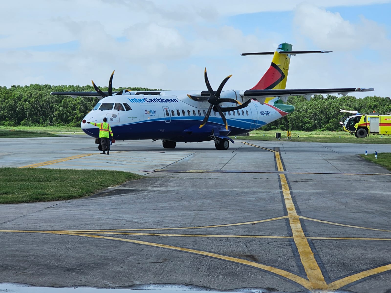 InterCaribbean begins schedule service to Eugene F. Correia International Airport at Ogle