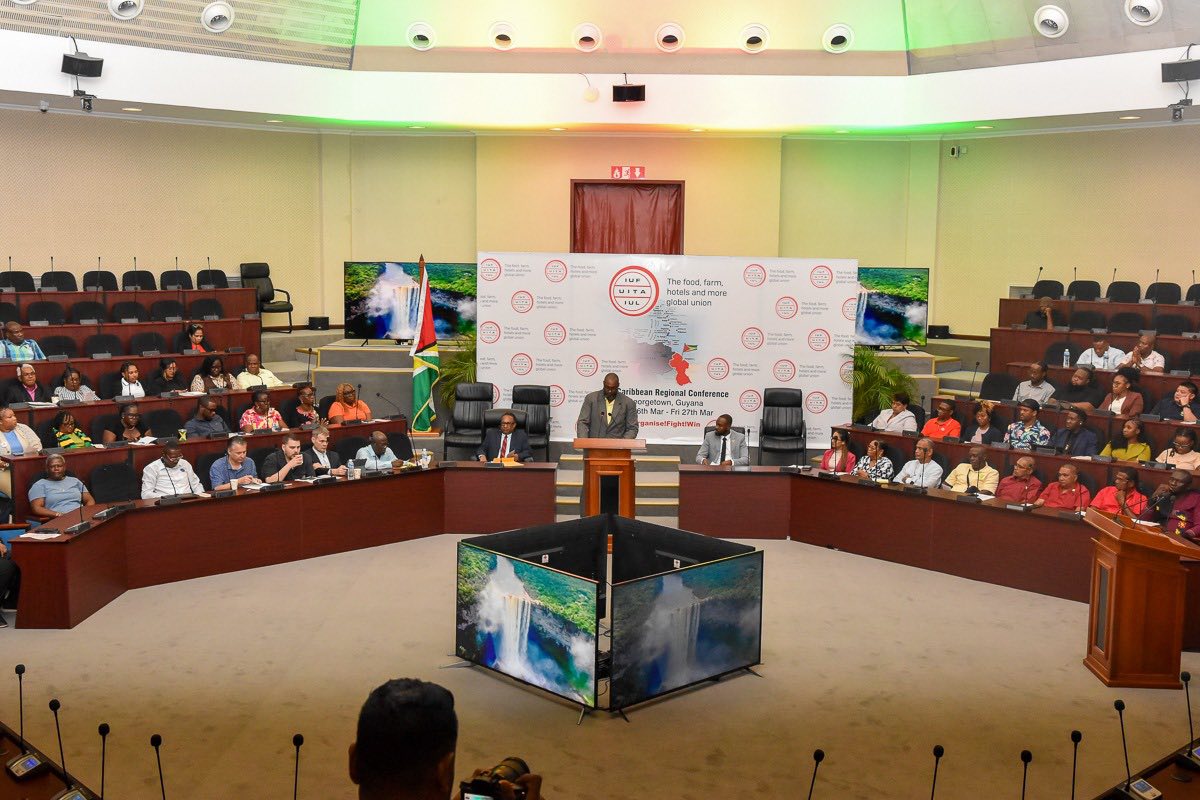 Regional trade union conference opens in Guyana with focus on challenges and global leadership