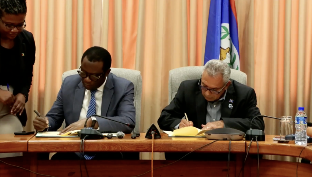 Guyana and Belize ink agreement to strengthen ties in forestry sector