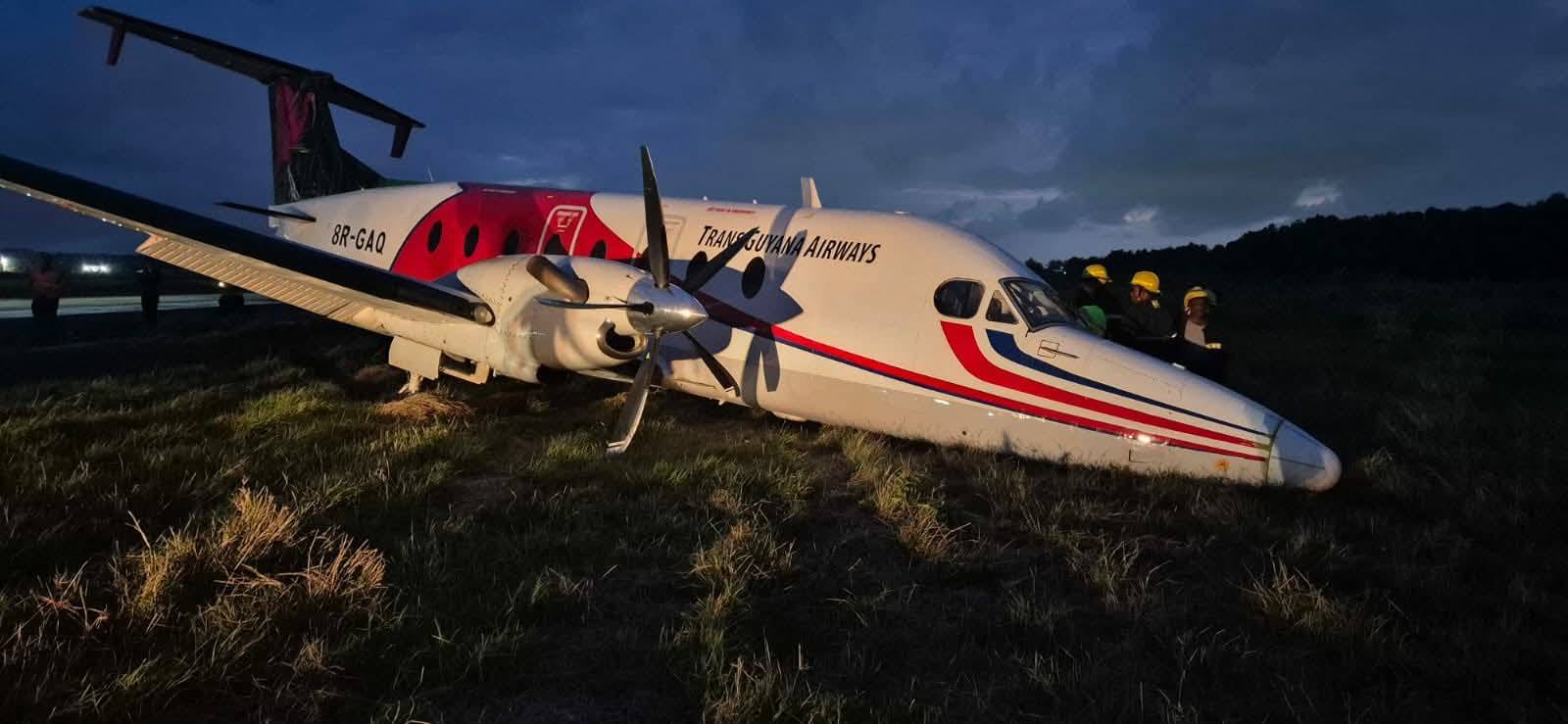 GCAA probes Trans Guyana aircraft’s “excursion” off runway at Ogle after hitting Capybara
