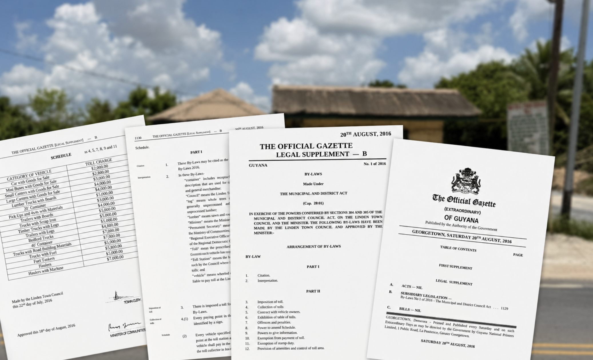 Linden Mayor Cites Gazetted By-Laws for Toll Collection; Challenges Minister to Prove Repeal
